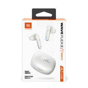 JBL Wave Flex 2, white - True wireless earphones