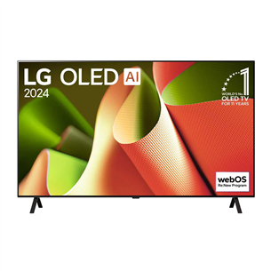 LG OLED AI B4, 55'', OLED, 4K UHD, черный - Телевизор OLED55B43LA.AEU