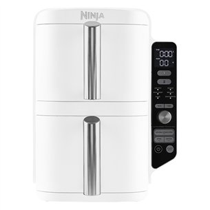 Ninja Double Stack XL 9.5L, 2470 W, valge - Kuumaõhufritüür SL400EUWH