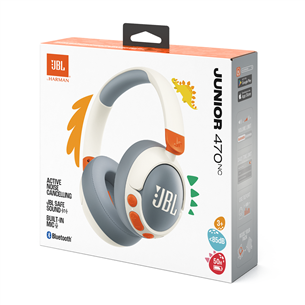 JBL Junior 470NC, white - Wireless headphones