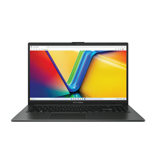 Asus Vivobook GO 15 OLED, 15,6'' FHD, OLED, Ryzen 5, 16 GB, 512 GB, ENG, must - Sülearvuti E1504FA-L1402W