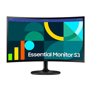 Samsung S36GD, 24'', 100 Hz, VA, FHD, curved, black - Monitor LS24D366GAUXEN