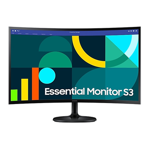 Samsung S36GD, 27'', 100 Hz, VA, FHD, nõgus, must - Monitor LS27D360GAUXEN