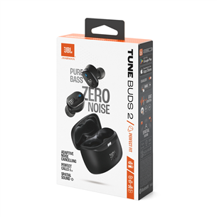 JBL Tune Buds 2, black - True wireless earphones