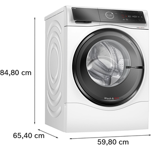 Bosch, Seeria 8, i-Dos, 10.5 kg/6 kg, sügavus 62.2 cm, 1400 p/min - Kuivatiga pesumasin