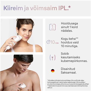 Braun IPL Skin i-Expert Pro 7 PL7147, valge/kuldne - Fotoepilaator