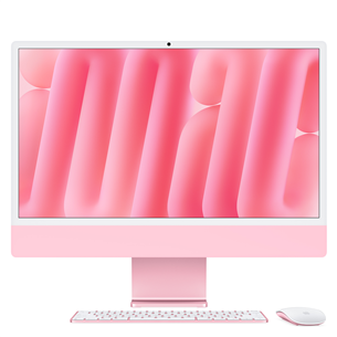 Apple iMac 24" (2024), M4 10C/10C, 16 GB, 256 GB, ENG, pink - All-in-one PC MWV43ZE/A