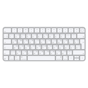 Apple Magic Keyboard with Touch ID, RUS, valge - Juhtmevaba klaviatuur MXCK3RS/A