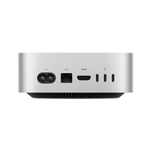 Apple Mac Mini (2024) M4 10C/10C, 16 GB, 256 GB, silver - Desktop PC