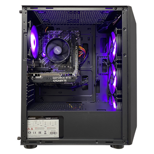 Intop Gaming ER607146, Ryzen 5, 16 GB, 512 GB, RTX3050, black - Desktop PC