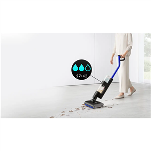 Dyson WashG1, matte black/ultra blue - Cordless Hard Floor Cleaner