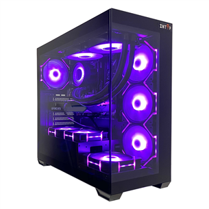 Intop Gaming ER017397, Ryzen 7, 32 GB, 1 TB, RTX 4060 Ti, must - Lauaarvuti ER865614