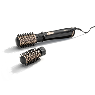 BaByliss Big Hair Dual 1000, 1000 Вт, черный/золотистый - Фен-щетка AS962E