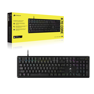 Corsair K70 Core RGB, ENG, black - Keyboard