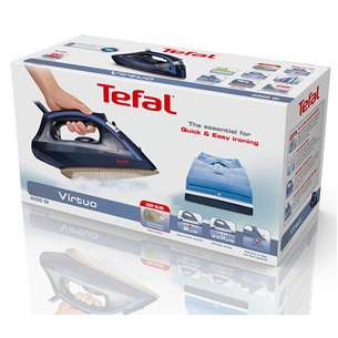 Tefal Virtuo, 2000 W, tumesinine - Aurutriikraud