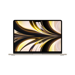 Apple MacBook Air 13 (2022), M2 8C/8C, 16 ГБ, 256 ГБ, ENG, золотистый - Ноутбук MC7W4ZE/A