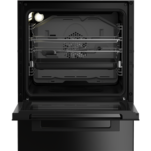 Beko, 60 L, width 50 cm, black - Induction cooker with electric oven