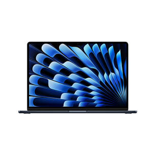 Apple MacBook Air 15'' (2024), M3 8C/10C, 16 ГБ, 256 ГБ, ENG, черный - Ноутбук MC9G4ZE/A