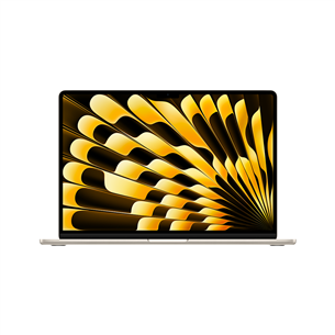 Apple MacBook Air 15'' (2024), M3 8C/10C, 16 ГБ, 256 ГБ, ENG, золотистый - Ноутбук MC9F4ZE/A