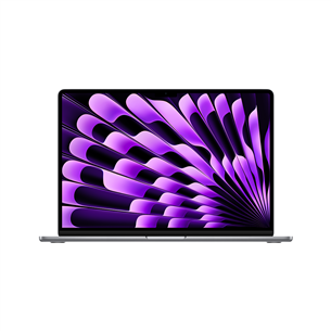 Apple MacBook Air 15'' (2024), M3 8C/10C, 24 ГБ, 512 ГБ, ENG, серый - Ноутбук MC9H4ZE/A