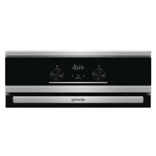 Gorenje, 70 L, width 50 cm, inox - Induction cooker with electric oven