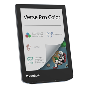 PocketBook Verse Pro Color, 6'', 16 ГБ, черный - Электронная книга