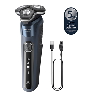 Philips Shaver Series 5000 Wet & Dry, must/sinine - Pardel