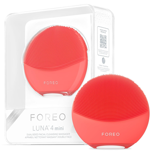 Foreo Luna 4 mini, punane - Näopuhastusseade