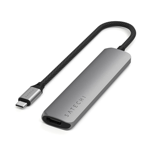 Satechi 6-in-1 USB-C Slim Multiport Adapter, hall - USB hub ST-P6SM