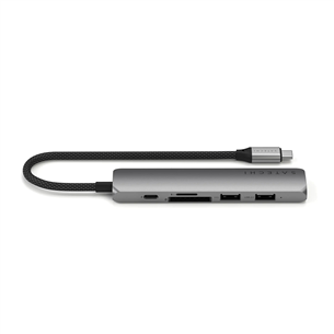 Satechi 6-in-1 USB-C Slim Multiport Adapter, hall - USB hub