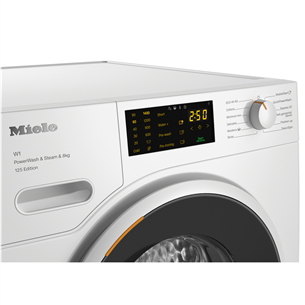 Miele 125 Edition, 8 kg, sügavus 60 cm, 1400 p/min - Eestlaetav pesumasin