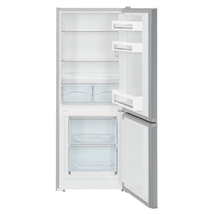 Liebherr, SmartFrost, 210 L, height 138 cm, silver - Refrigerator