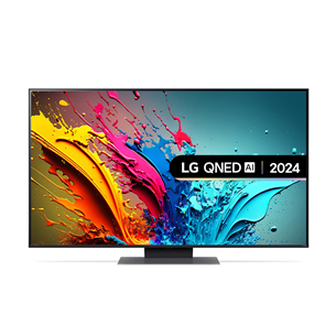 LG QNED86, 55'', 4K UHD, QNED, must - Teler 55QNED86T3A.AEU