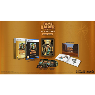 Tomb Raider I-III Remastered Deluxe Edition, PlayStation 5 - Игра