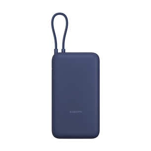 Xiaomi 33W Power Bank, 20000 mAh, integrated cable, blue - Power bank