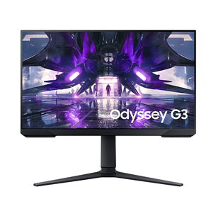 Samsung Odyssey G3, 24'', LED VA, 165 Hz, must - Monitor LS24AG322NUXEN