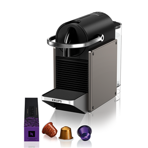 Krups Nespresso Pixie Redesign, titaan - Kapselkohvimasin