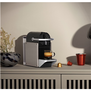 Krups Nespresso Pixie Redesign, titaan - Kapselkohvimasin