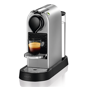 Krups Nespresso Citiz, серебристый - Капсульная кофеварка XN741B10