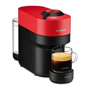 Krups Nespresso Vertuo Pop, punane - Kapselkohvimasin XN920510