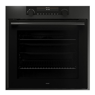 Asko, 71 L, pyrolytic cleaning, black - Built-in oven PR000132952