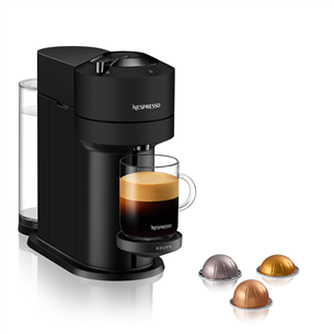 Krups Nespresso Vertuo Next, mattmust - Kapselkohvimasin