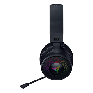 Razer Kraken V4, must - Juhtmevaba peakomplekt