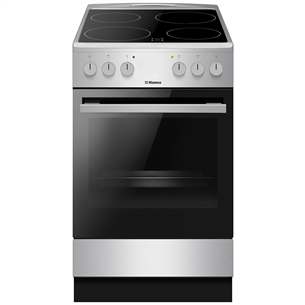 Hansa, 62 L, width 50 cm, inox - Ceramic cooker FCCX59009H