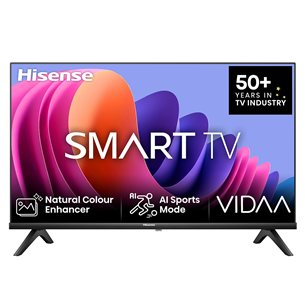 Hisense A4N, 32'', HD, LED LCD, черный - Телевизор