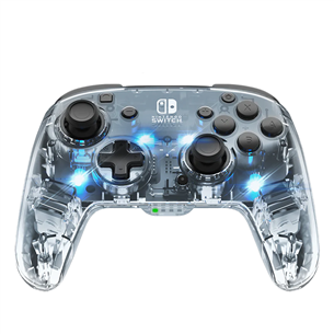 PDP Afterglow Wireless Deluxe, Nintendo Switch, transparent - Wireless controller 708056066062