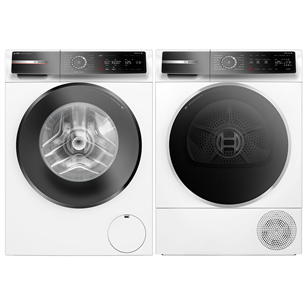 Bosch, 10 kg + 9 kg - Washing machine + clothes dryer