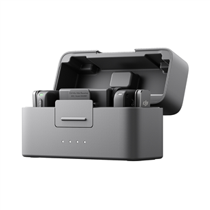 Dji Mic Mini, 2 TX + 1 RX + Charging Case, must - Juhtmevaba mikrofon