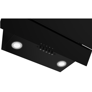 Beko, 400 m³/h, width 59.5 cm, black - Cooker hood