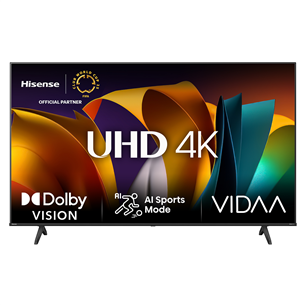 Hisense A6N, 50'', 4K UHD, LED LCD, must - Teler